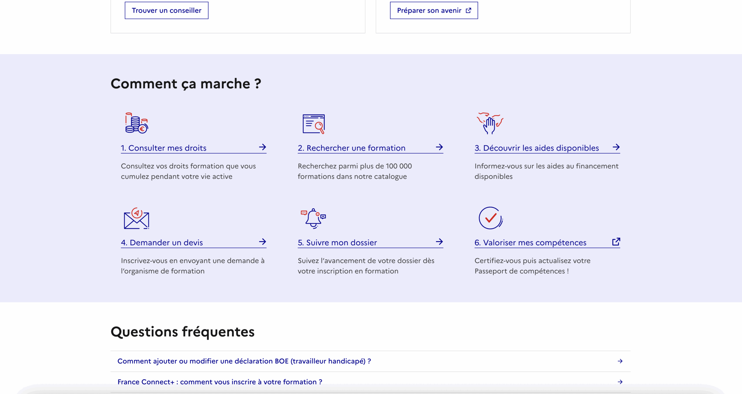 étape à suivre pour formation 3d cpf