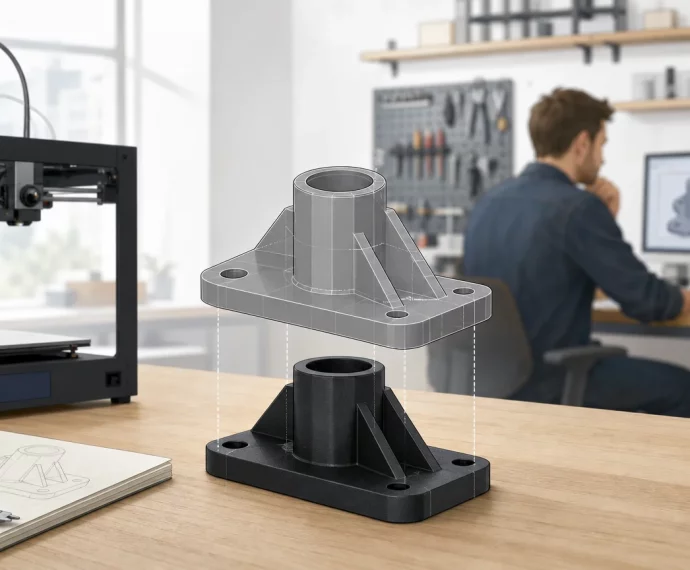 Illustration d’une formation combinant modélisation 3D et impression 3D