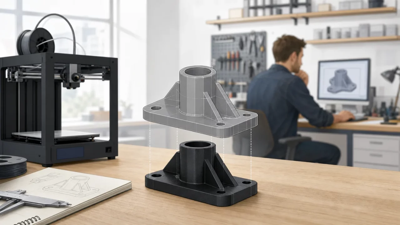 Illustration d’une formation combinant modélisation 3D et impression 3D